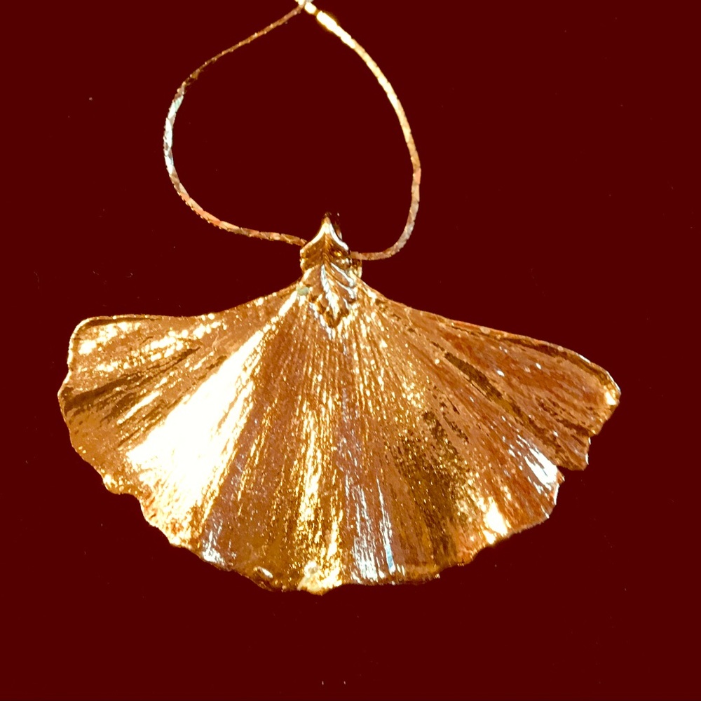 Ginkgo Leaf Pendant & Chain